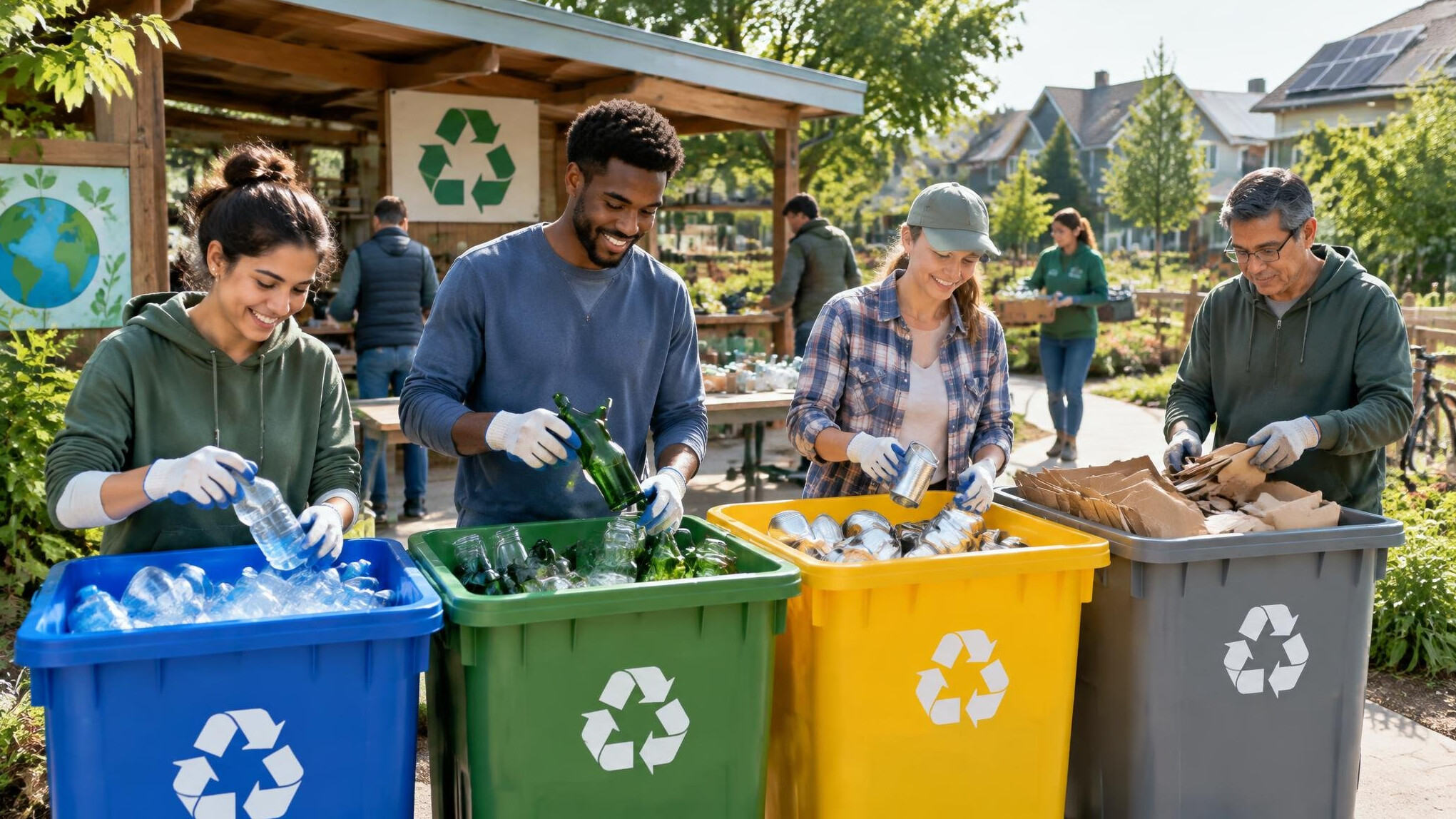 community recycling center